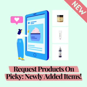 Picky skincare app request for product