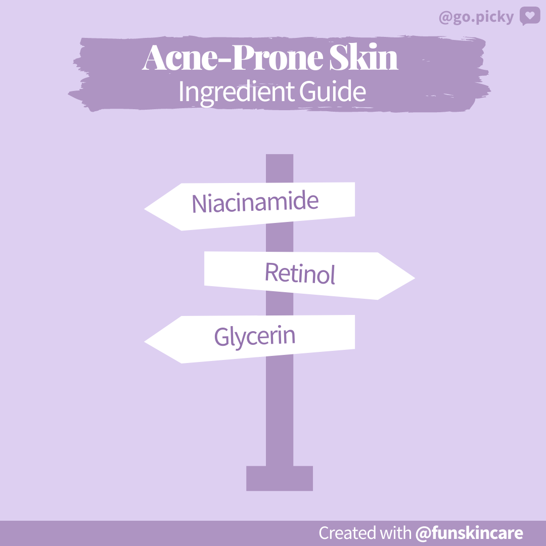 Ingredient Guide to Acne Prone Skin Picky The KBeauty Hot Place
