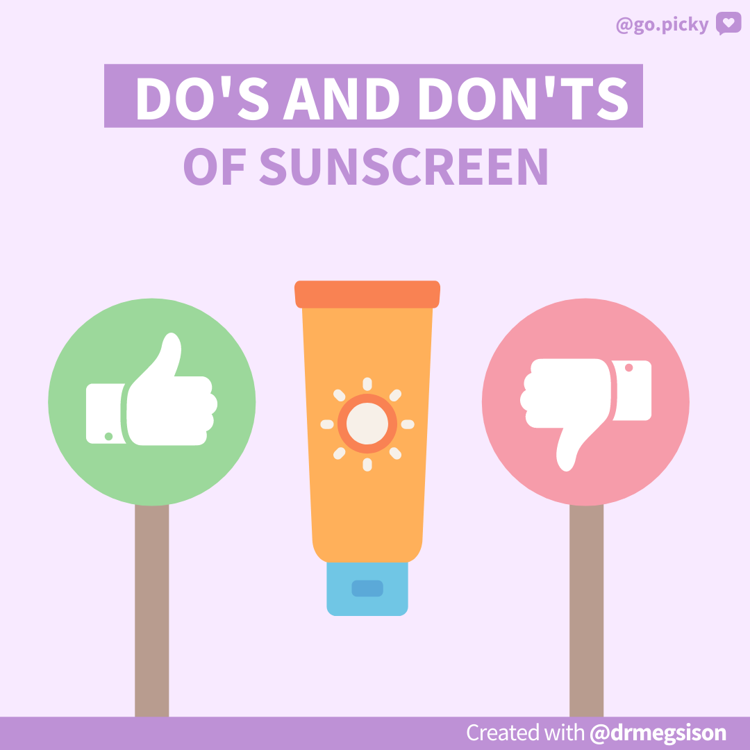 Do's and Don'ts of Sunscreen Picky The KBeauty Hot Place