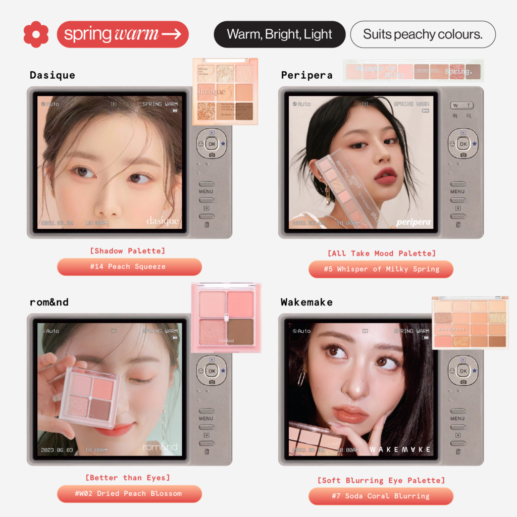 Peripera All Take Mood Palette #5.Whisper Of Milky Spring